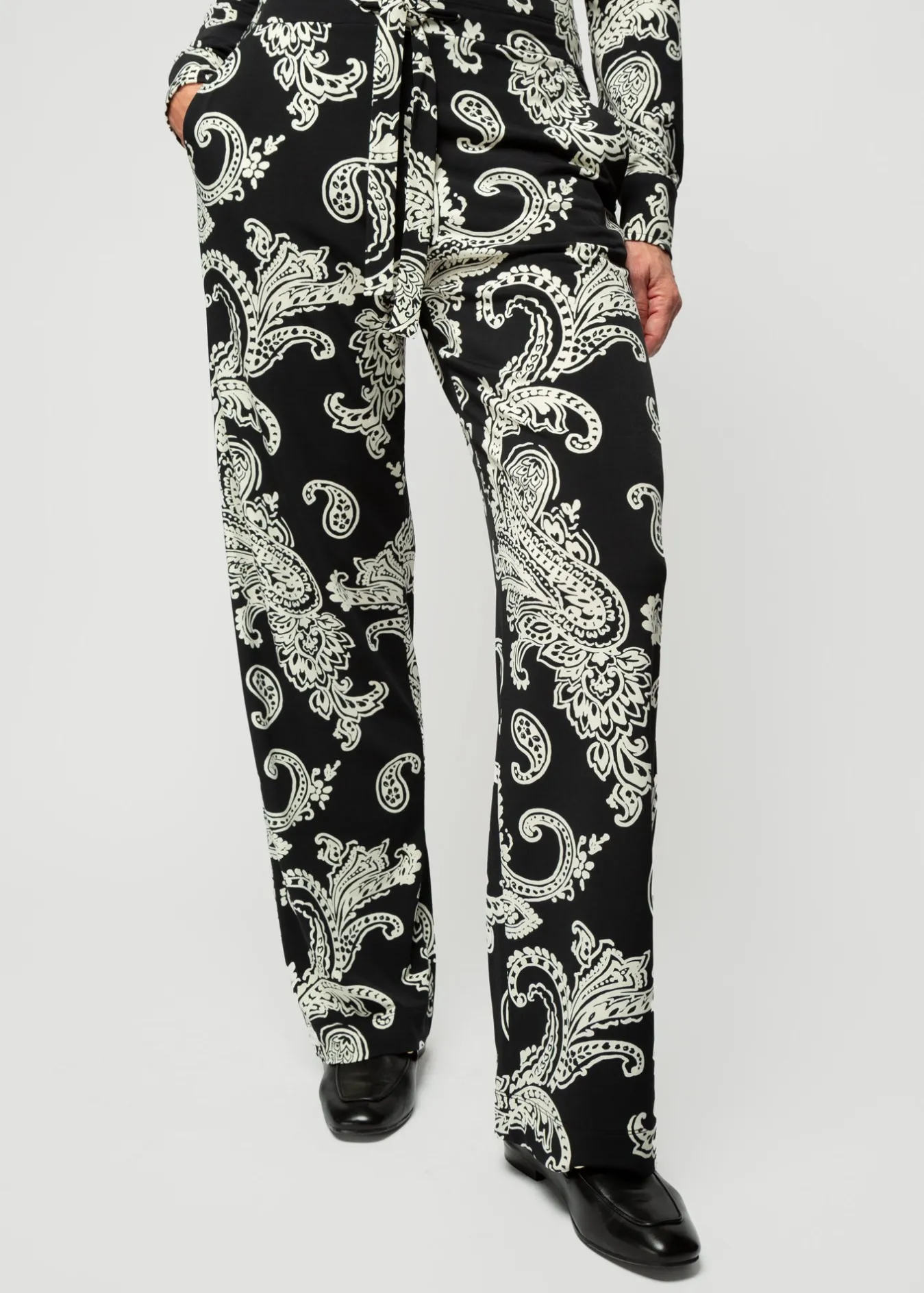 Vanilia Broek Met Paisley Print-Woman Trousers