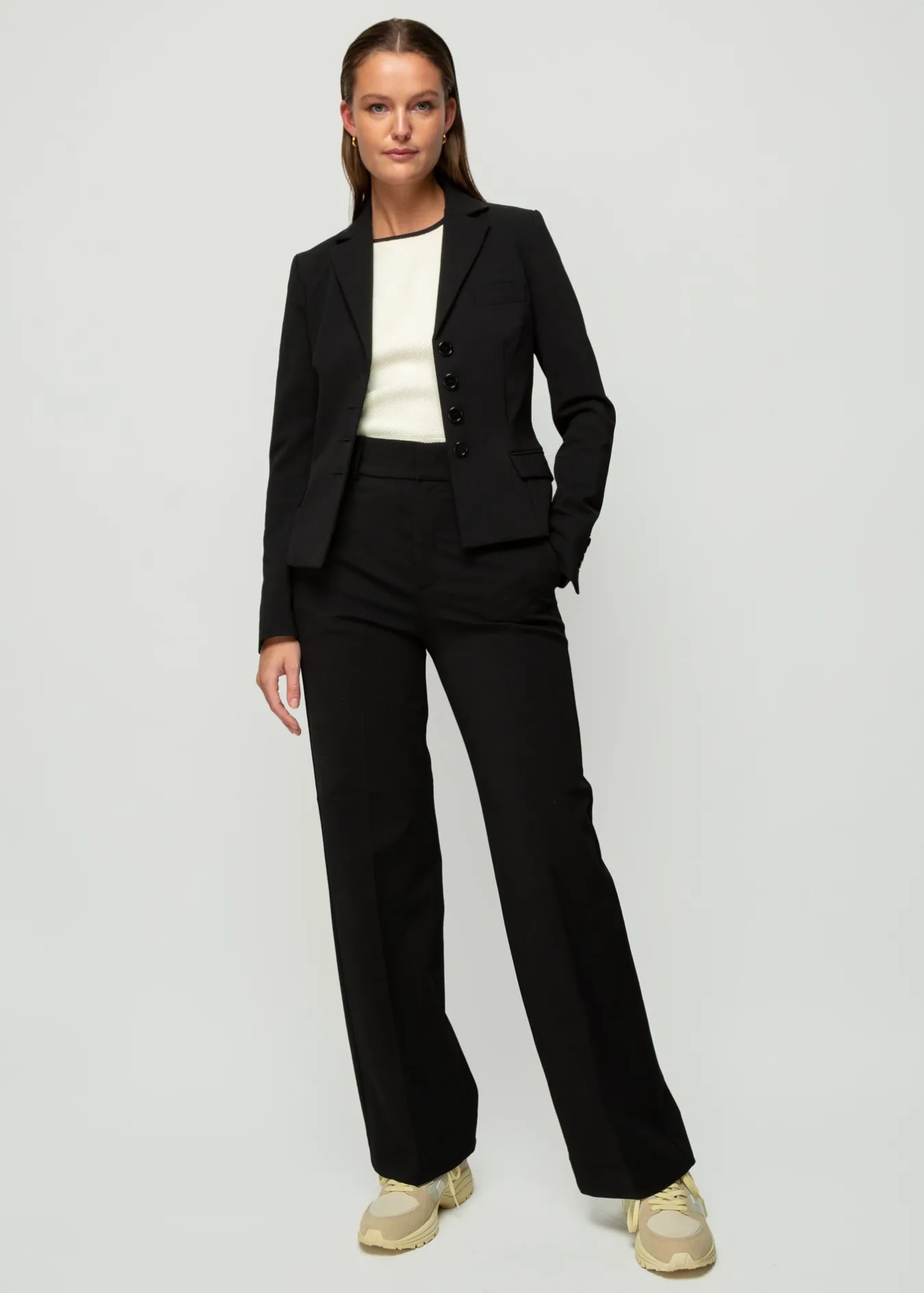 Vanilia Colbert Twill Corset-Woman Blazers