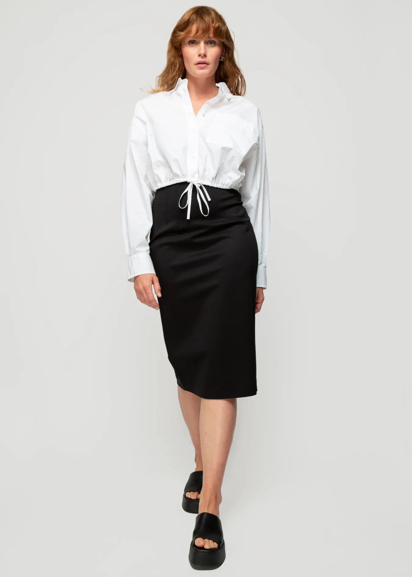 Vanilia Cropped Blouse-Woman Blouses