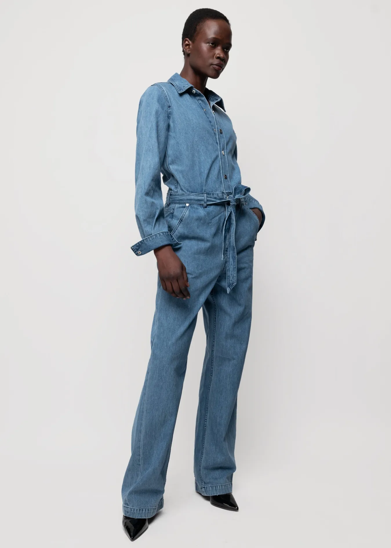 Vanilia Denim Boilersuit-Woman Jumpsuits