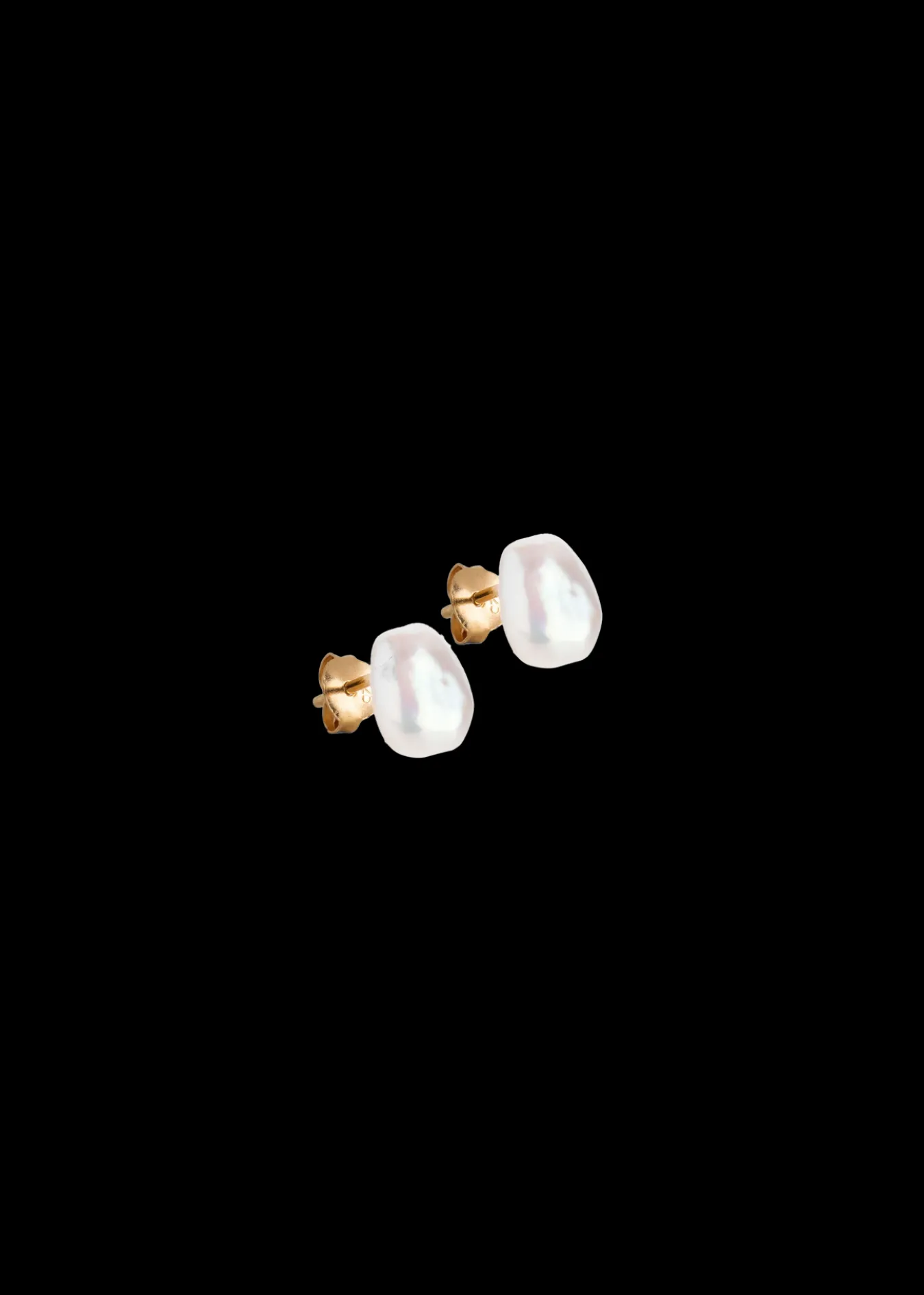 Vanilia Enamel Oorbellen Baroque Pearl-Woman Accessories