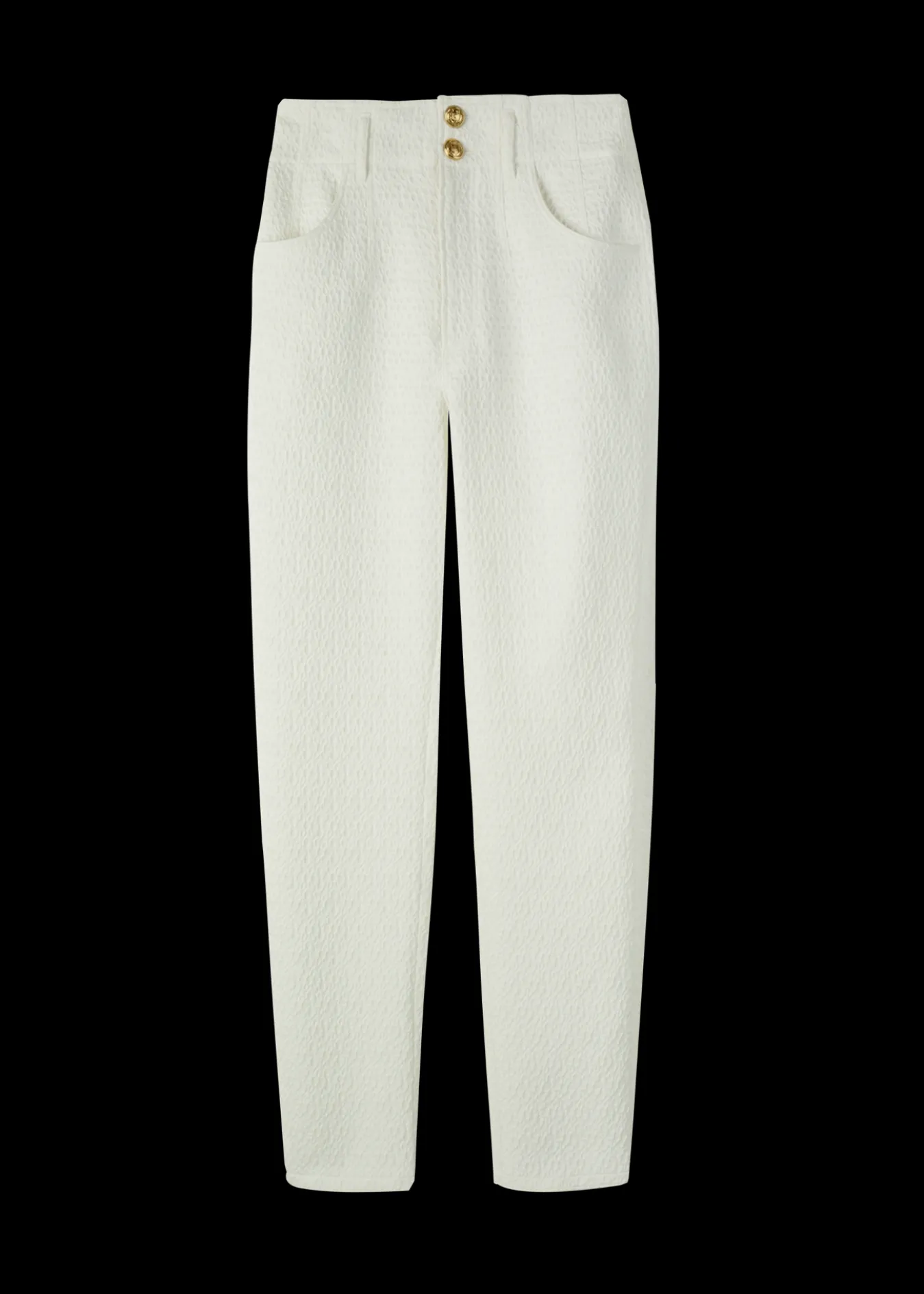 Vanilia Jacquard Geweven Broek-Woman Trousers