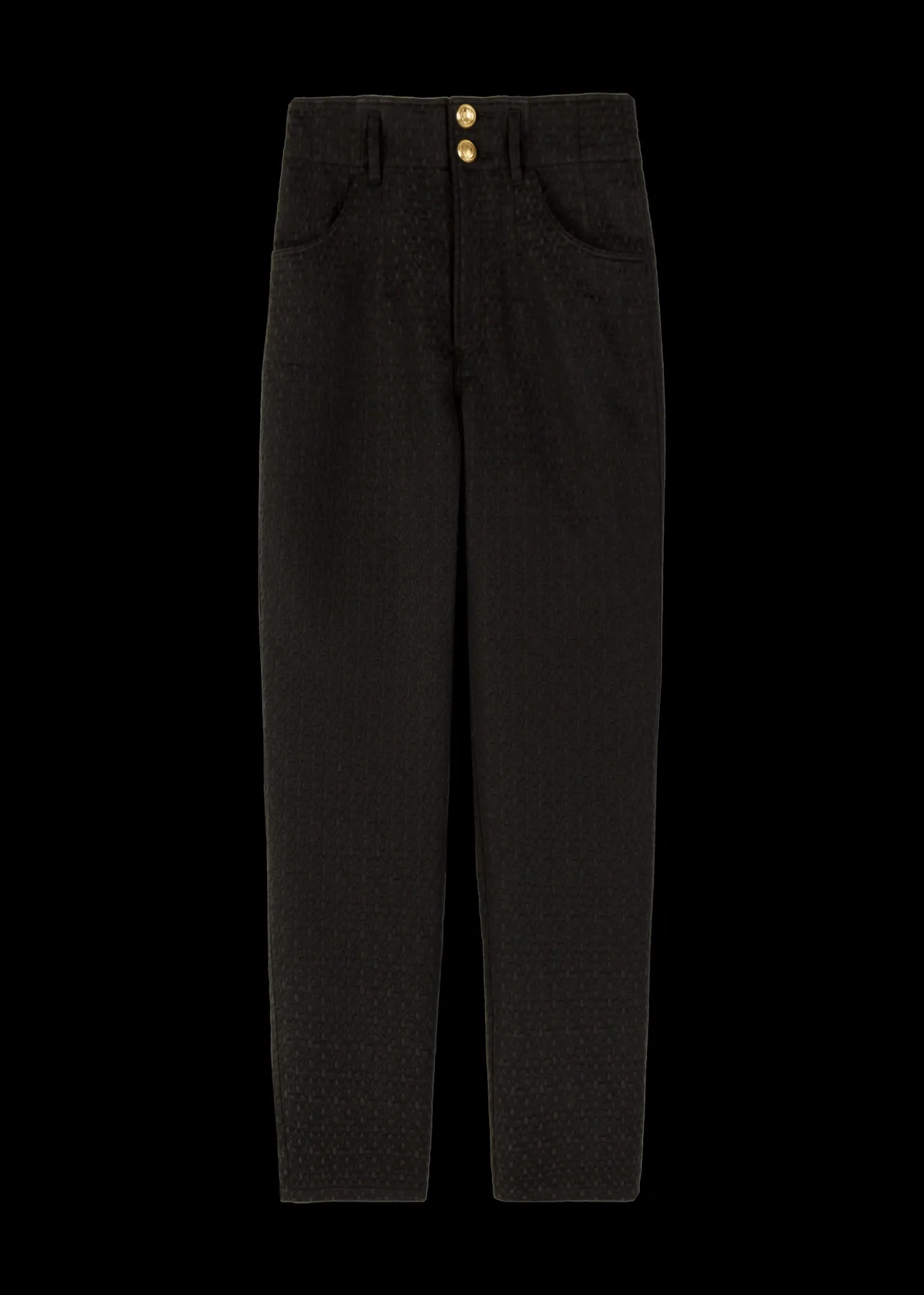 Vanilia Jacquard Geweven Broek-Woman Trousers