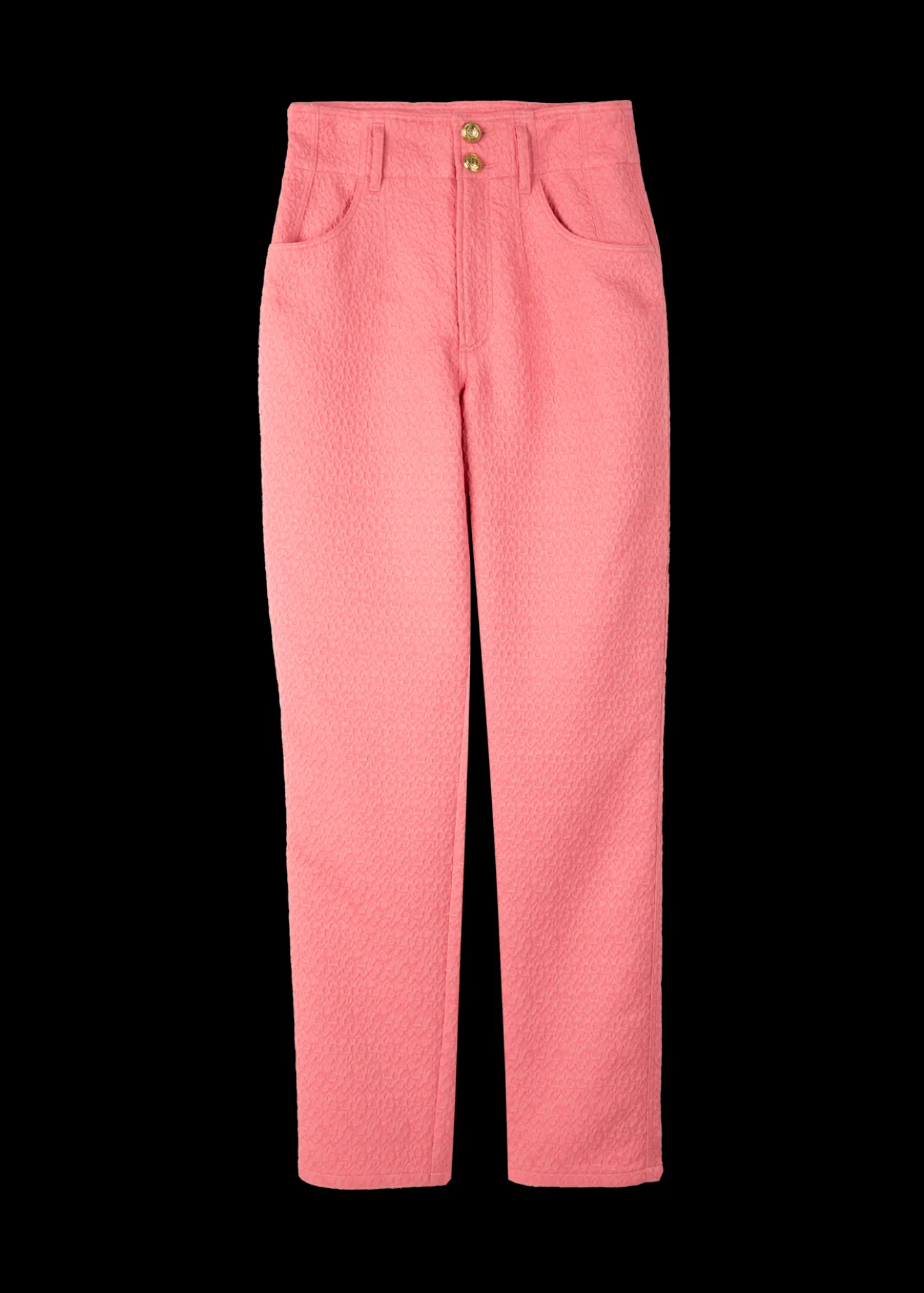 Vanilia Jacquard Geweven Broek-Woman Trousers