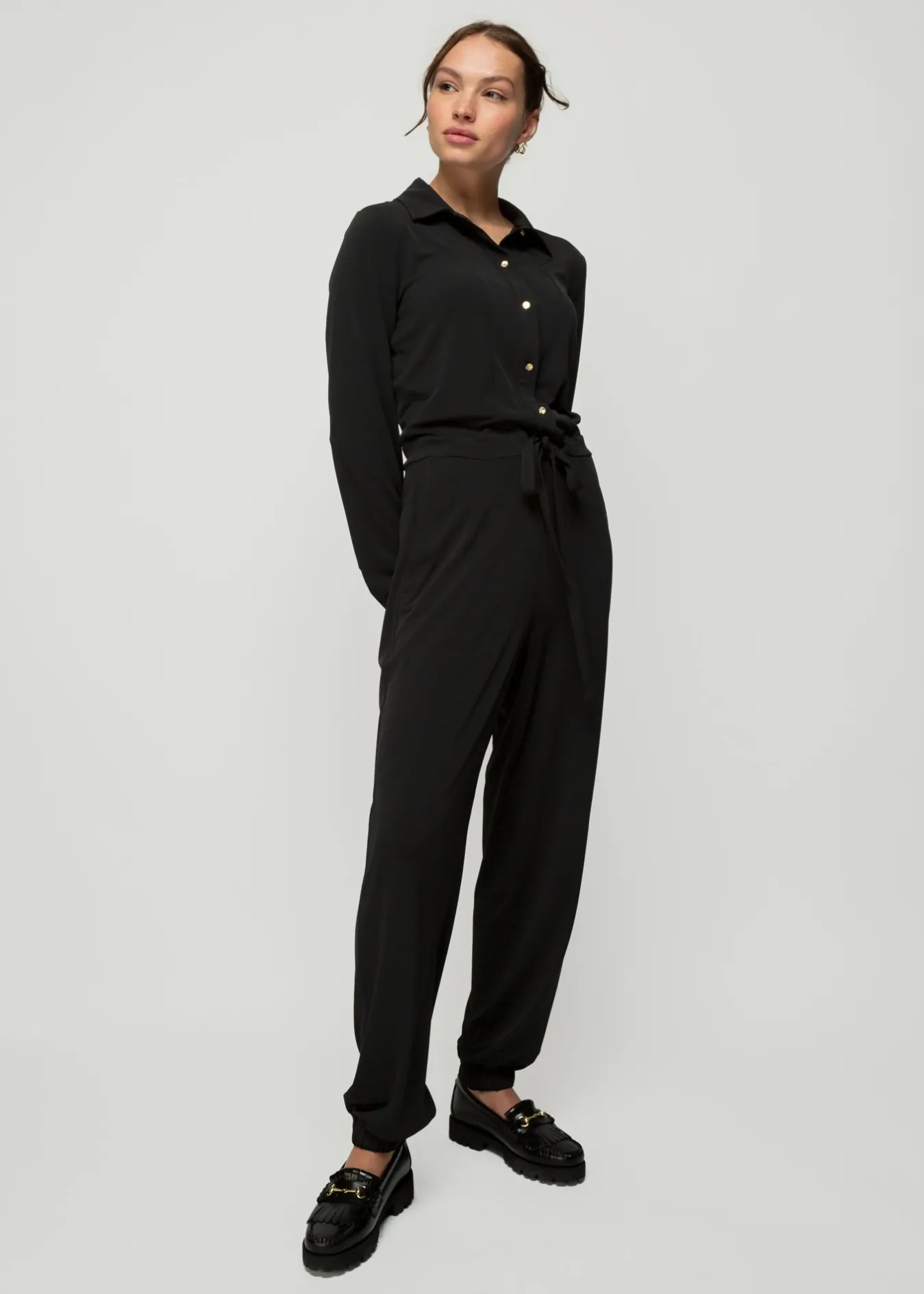 Vanilia Jumpsuit Met Gouden Knopen-Woman Jumpsuits