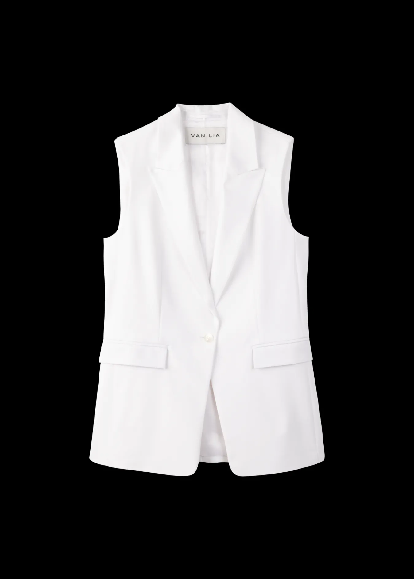 Vanilia Mouwloze Blazer-Woman Blazers