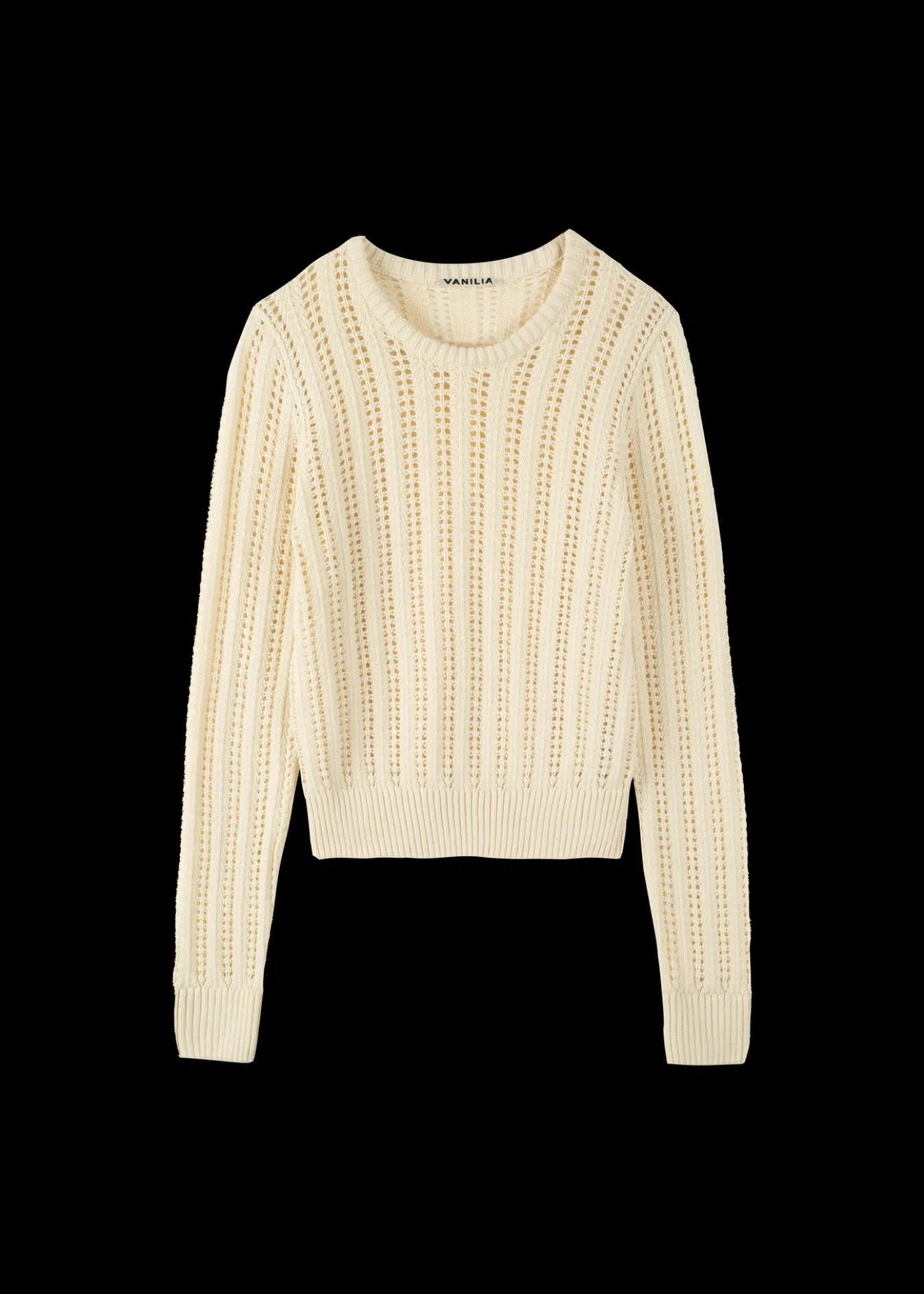 Vanilia Opengewerkte Trui-Woman Sweaters & Cardigans