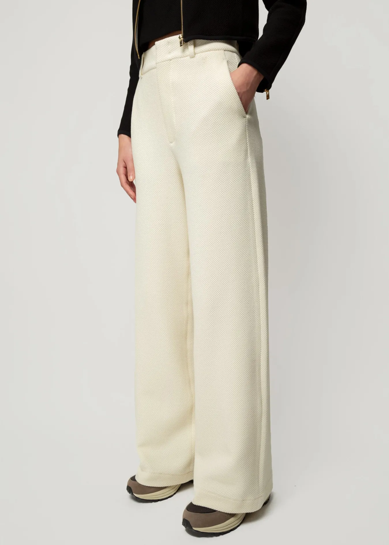 Vanilia Pantalon In Struc Kwaliteit-Woman Trousers