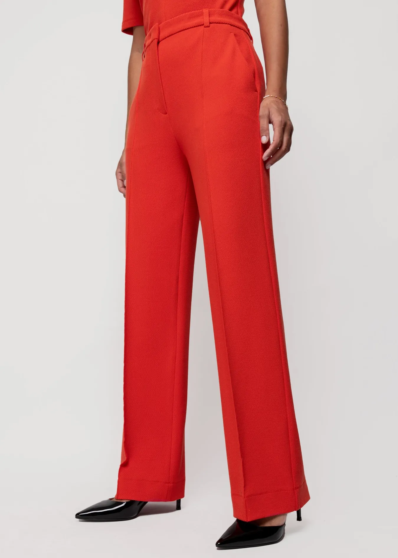 Vanilia Rib Pantalon-Woman Trousers