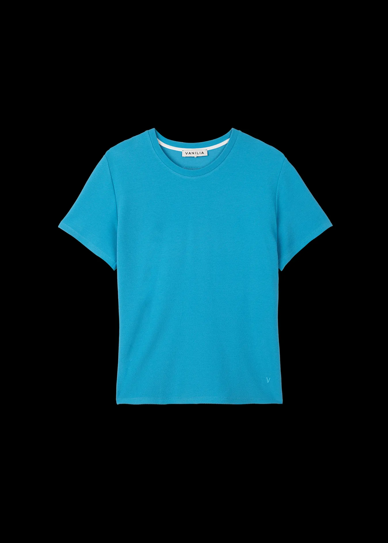 Vanilia Rib T-Shirt-Woman Tops