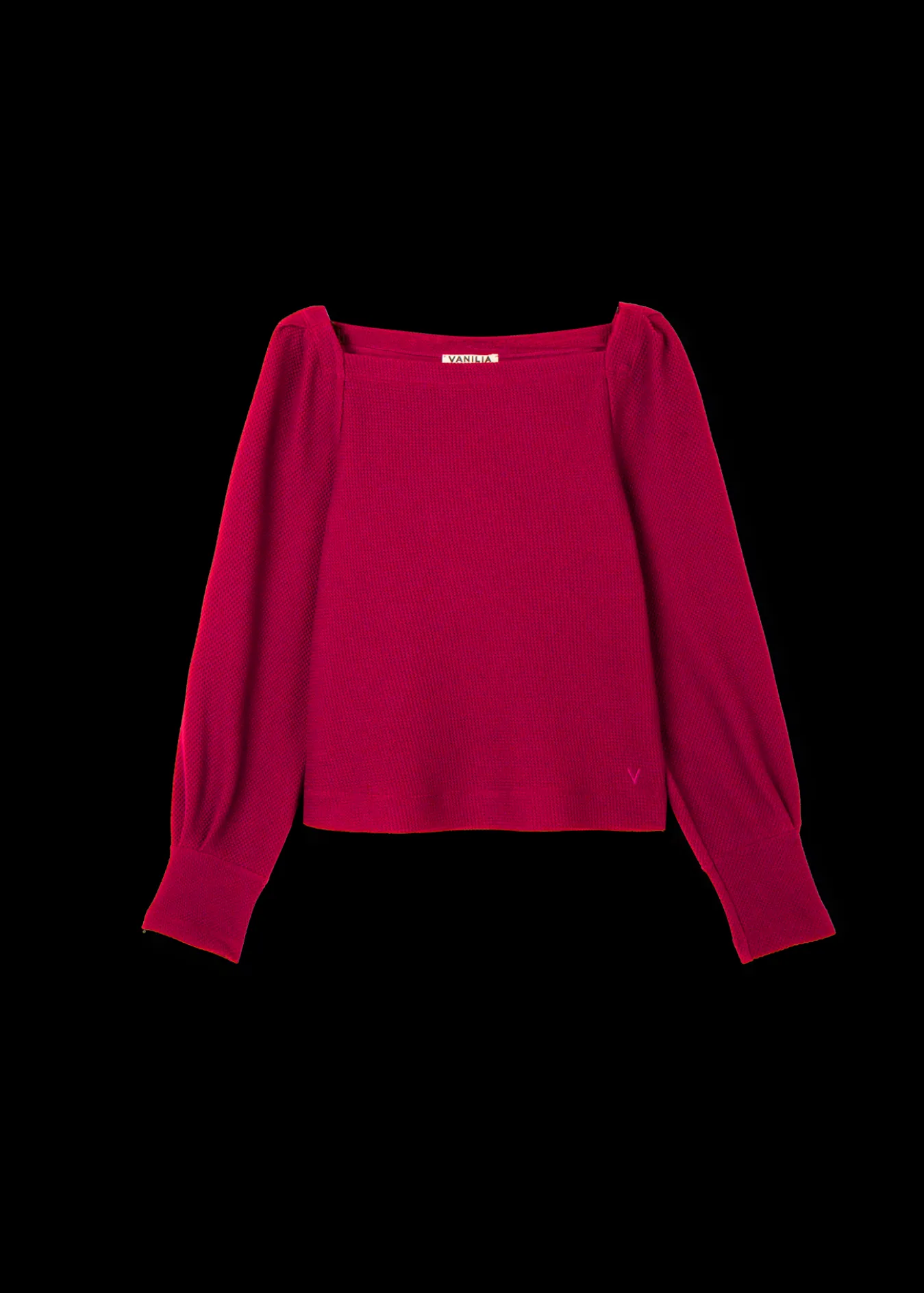 Vanilia Struc Sweat Met Pofmouw-Woman Sweaters & Cardigans