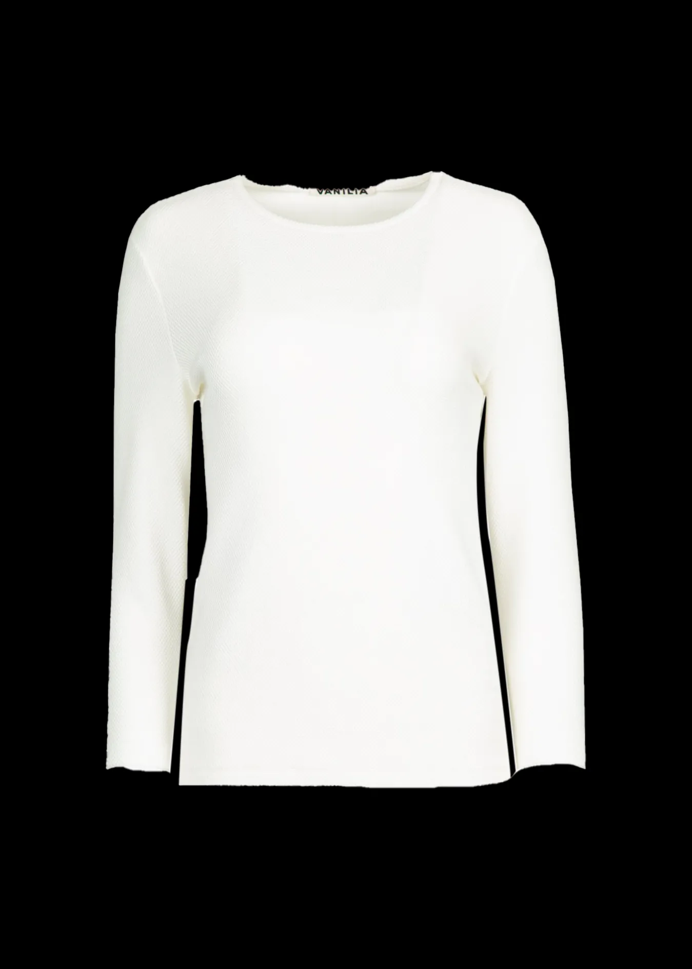 Vanilia Struc Top Basic-Woman Tops