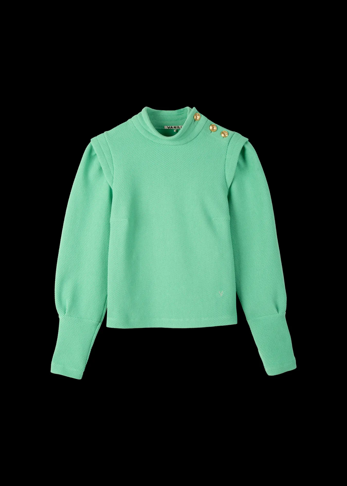 Vanilia Struc Top Met Col-Woman Sweaters & Cardigans