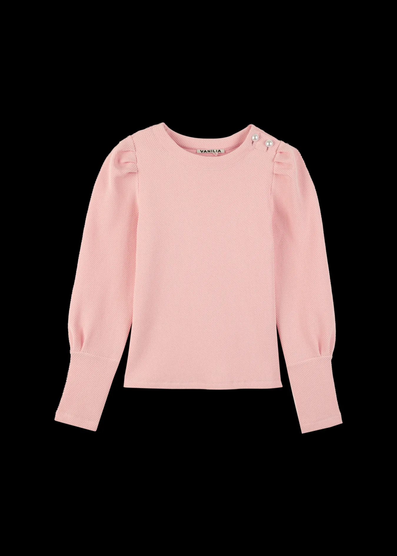 Vanilia Struc Top Met Knopen-Woman Sweaters & Cardigans