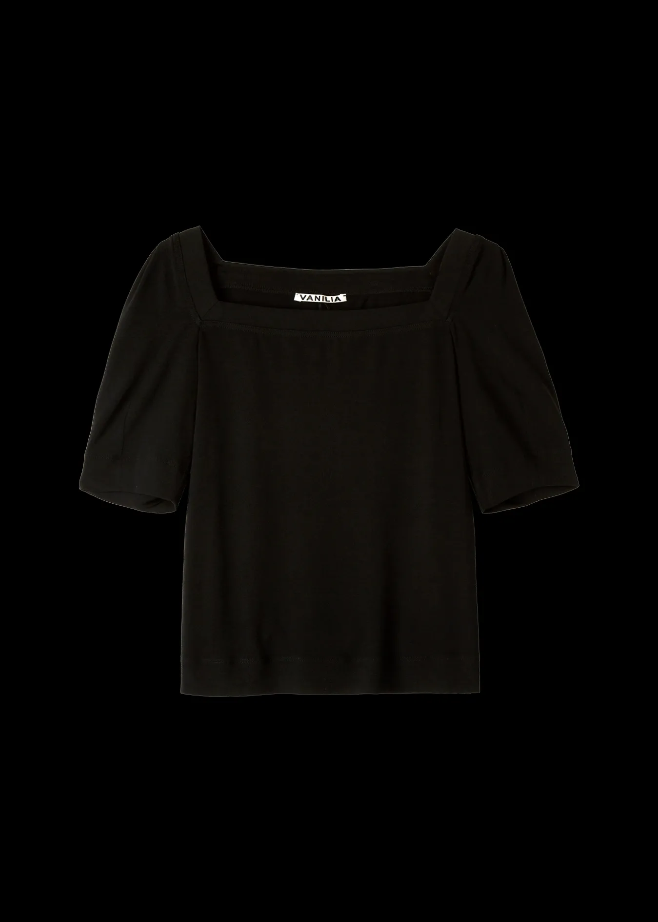 Vanilia Top Met Vierkante Hals-Woman Tops