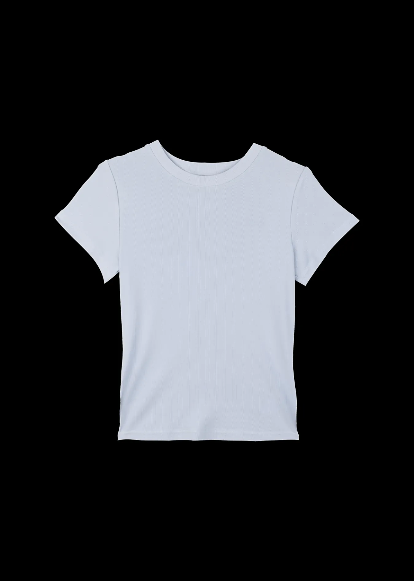 Vanilia Top Rib Slim T-Shirt-Woman Tops