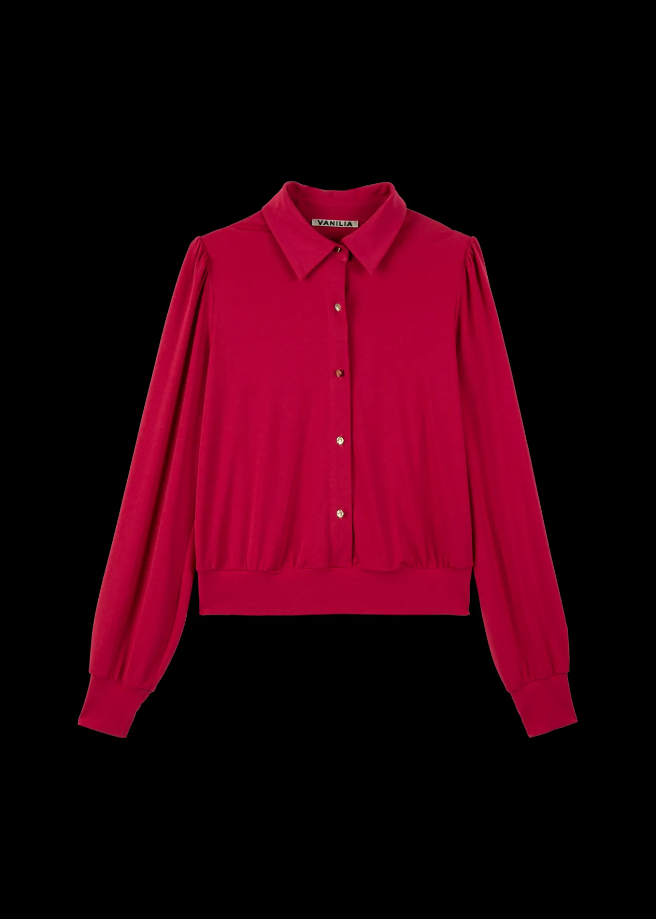 Vanilia Tricot Blouse Met Luxe Knopen-Woman Tops