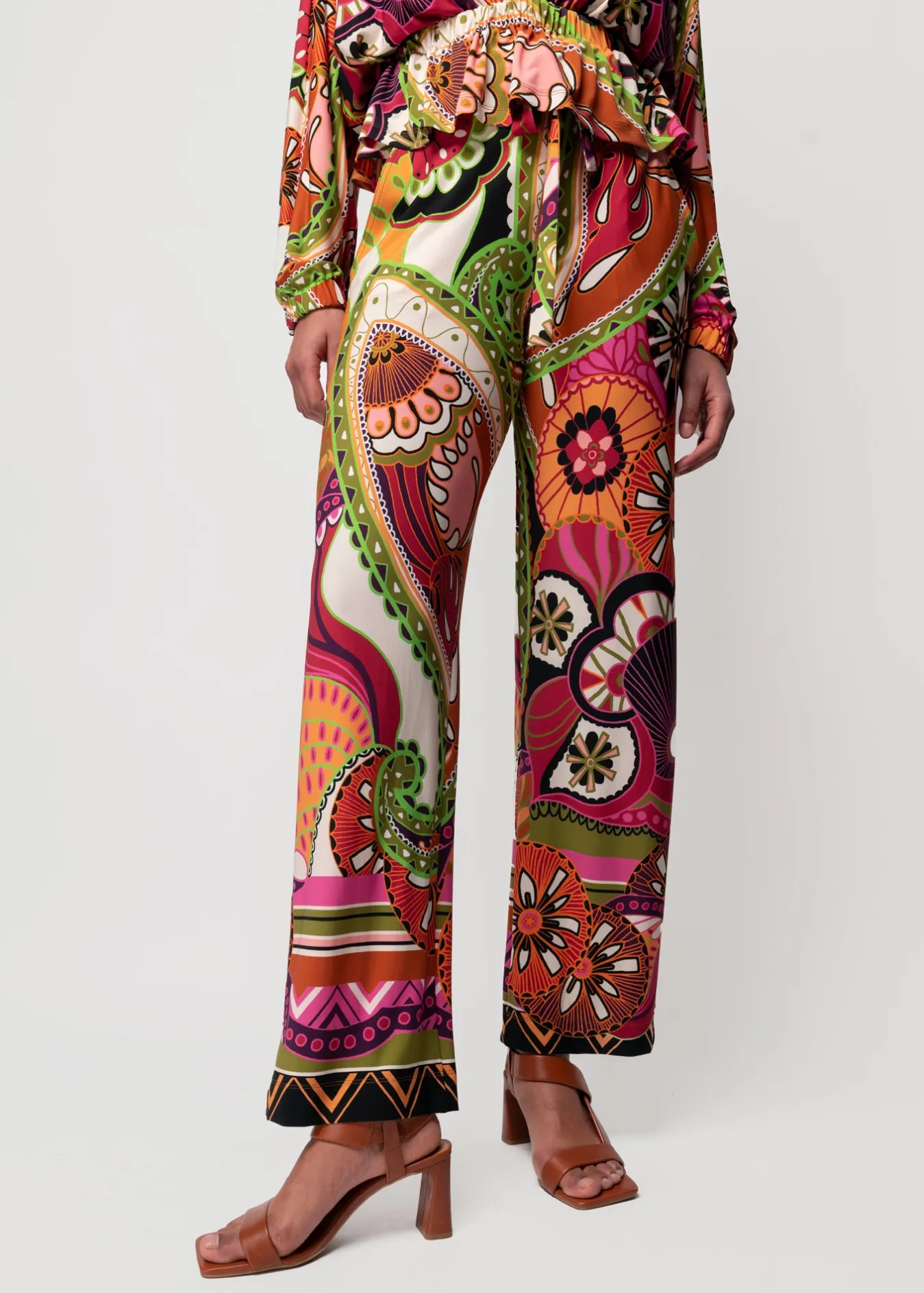 Vanilia Tricot Broek Met Print-Woman Trousers