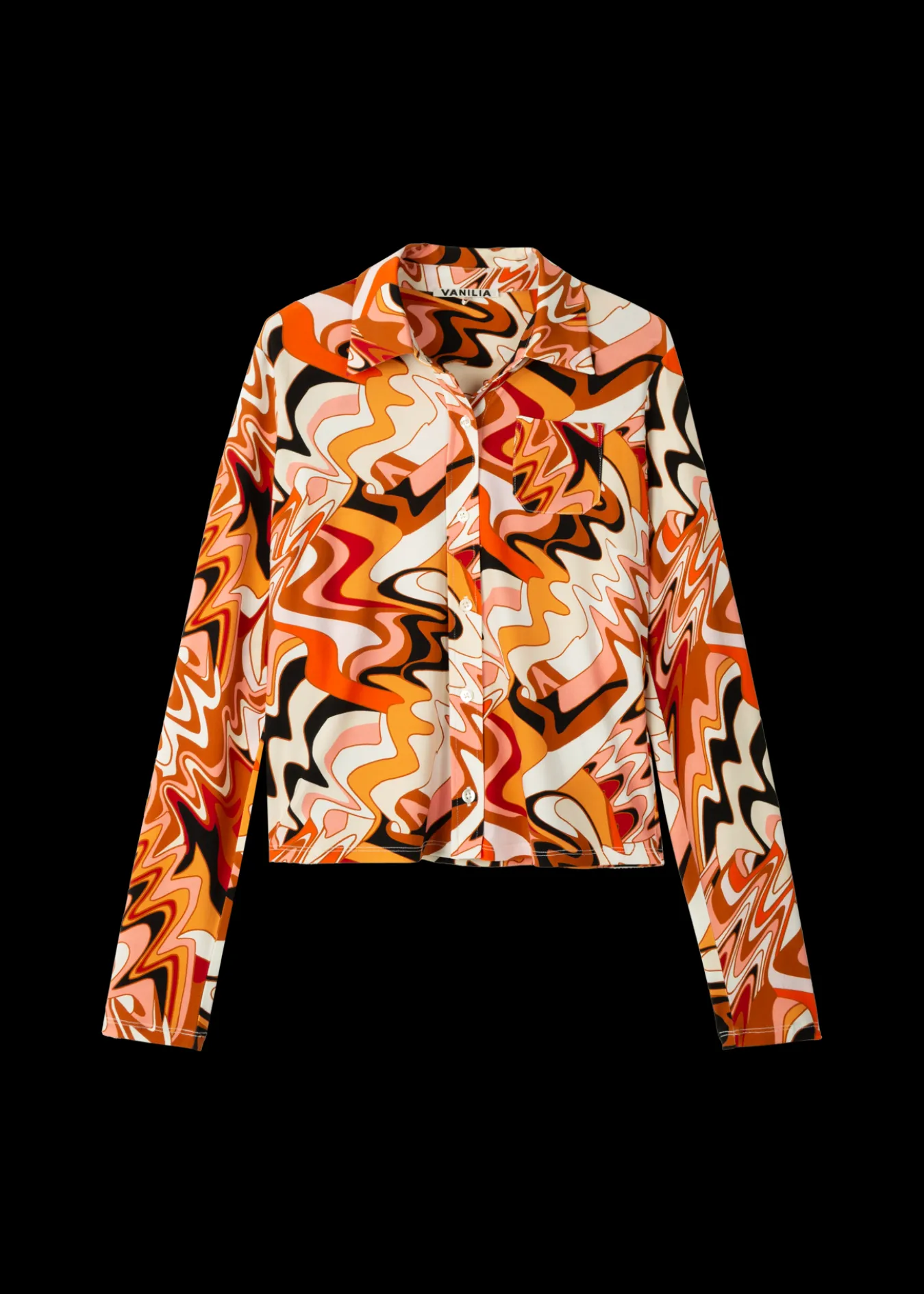 Vanilia Tricot Swirl Blouse-Woman Blouses