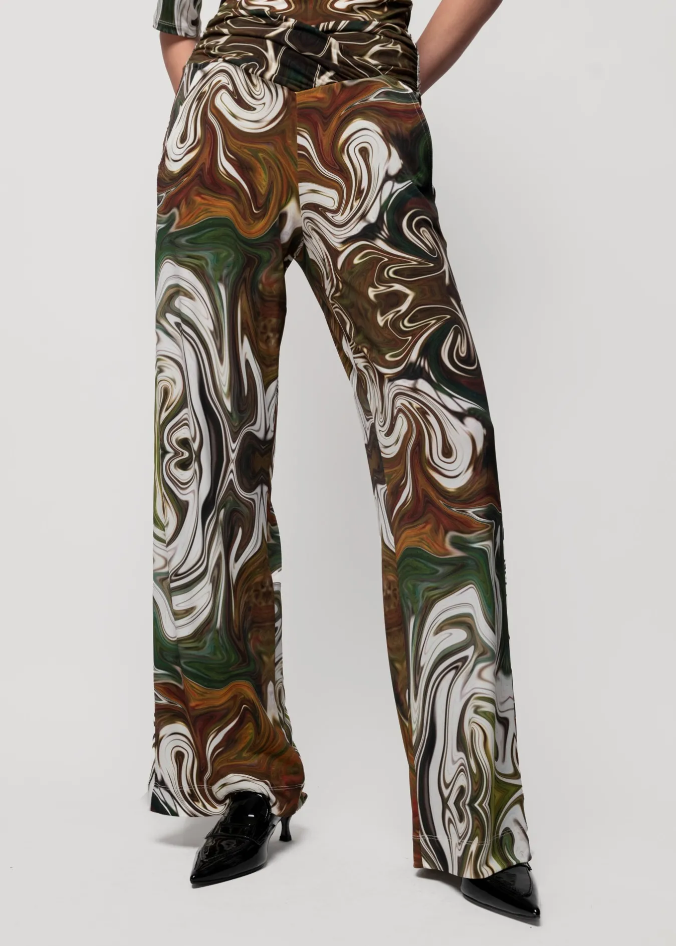 Vanilia Tricot Swirl Broek-Woman Trousers