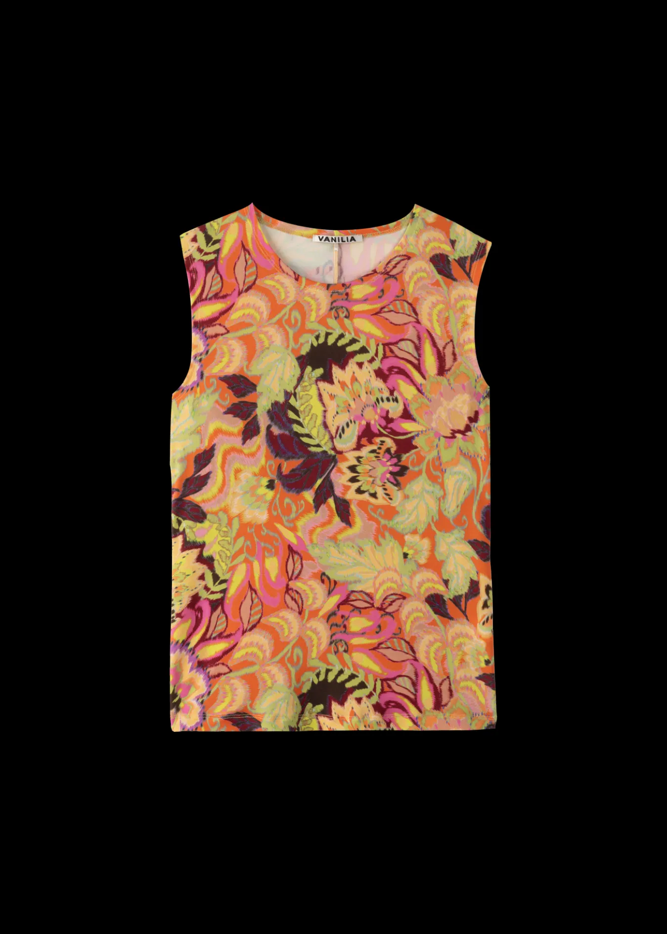 Vanilia Tricot Top Met Print-Woman Tops