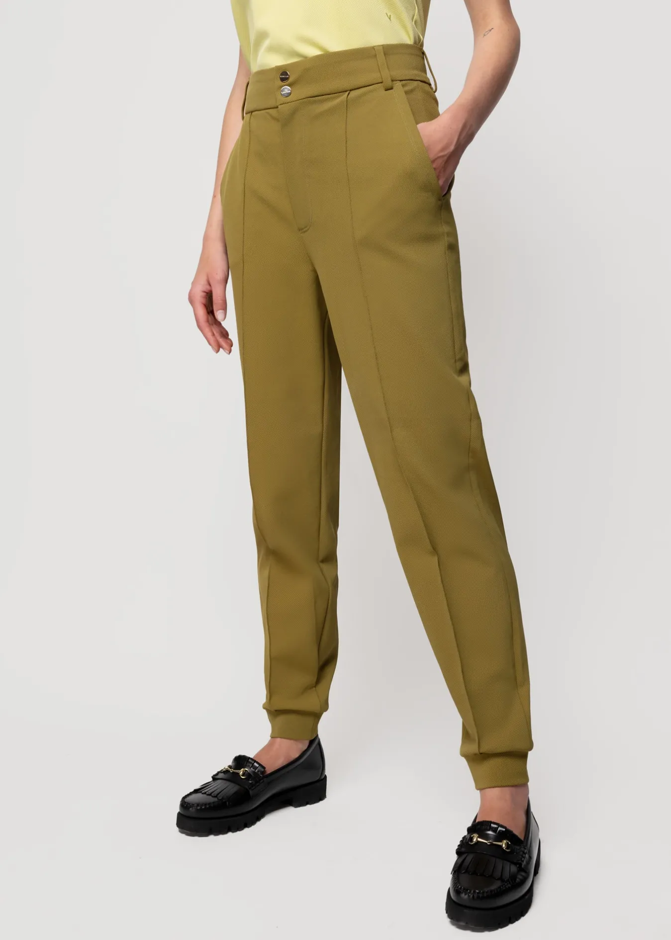 Vanilia Twill Chino-Woman Trousers