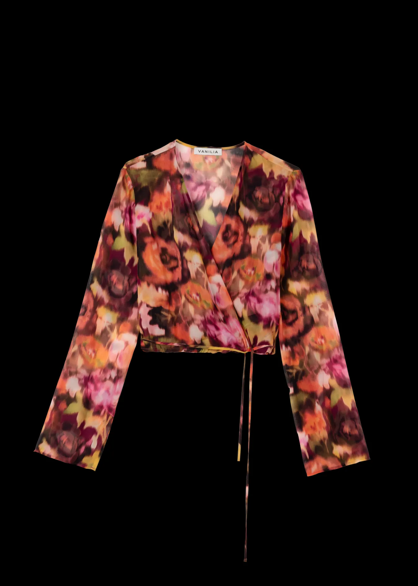 Vanilia Viscose Wrap Blouse-Woman Blouses