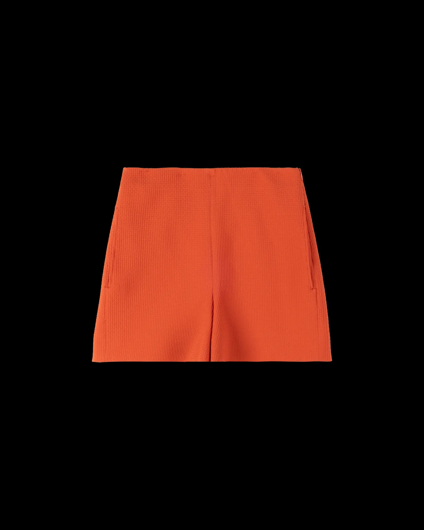 Vanilia Wafel Structuur Short-Woman Shorts